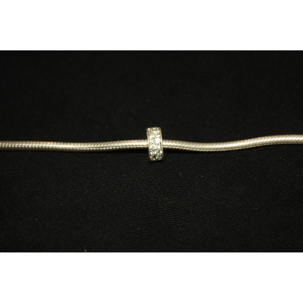 Pandora Shining Path Clip Charm Womens OS Silver Sparkling Pavé Cubic Zirconia